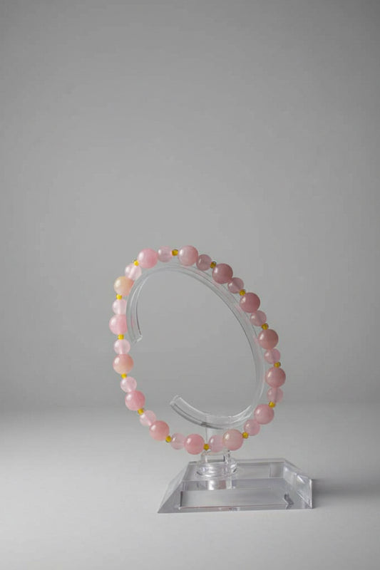 Pink sunset handmade bracelet