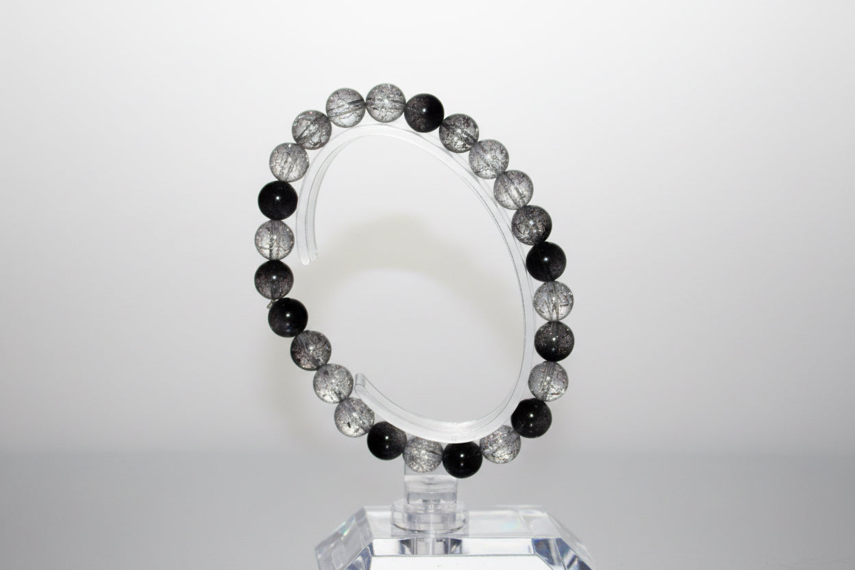 Grey handmade bracelet