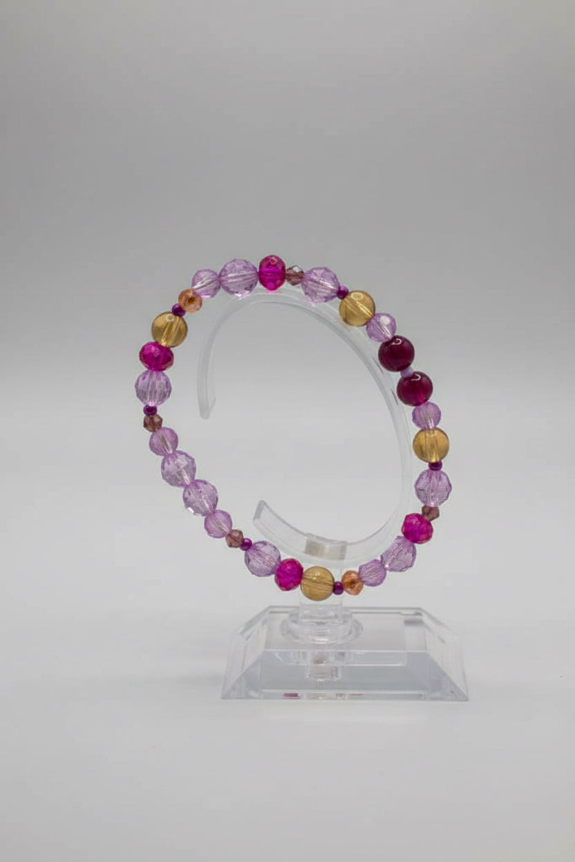 Lilac handmade bracelet