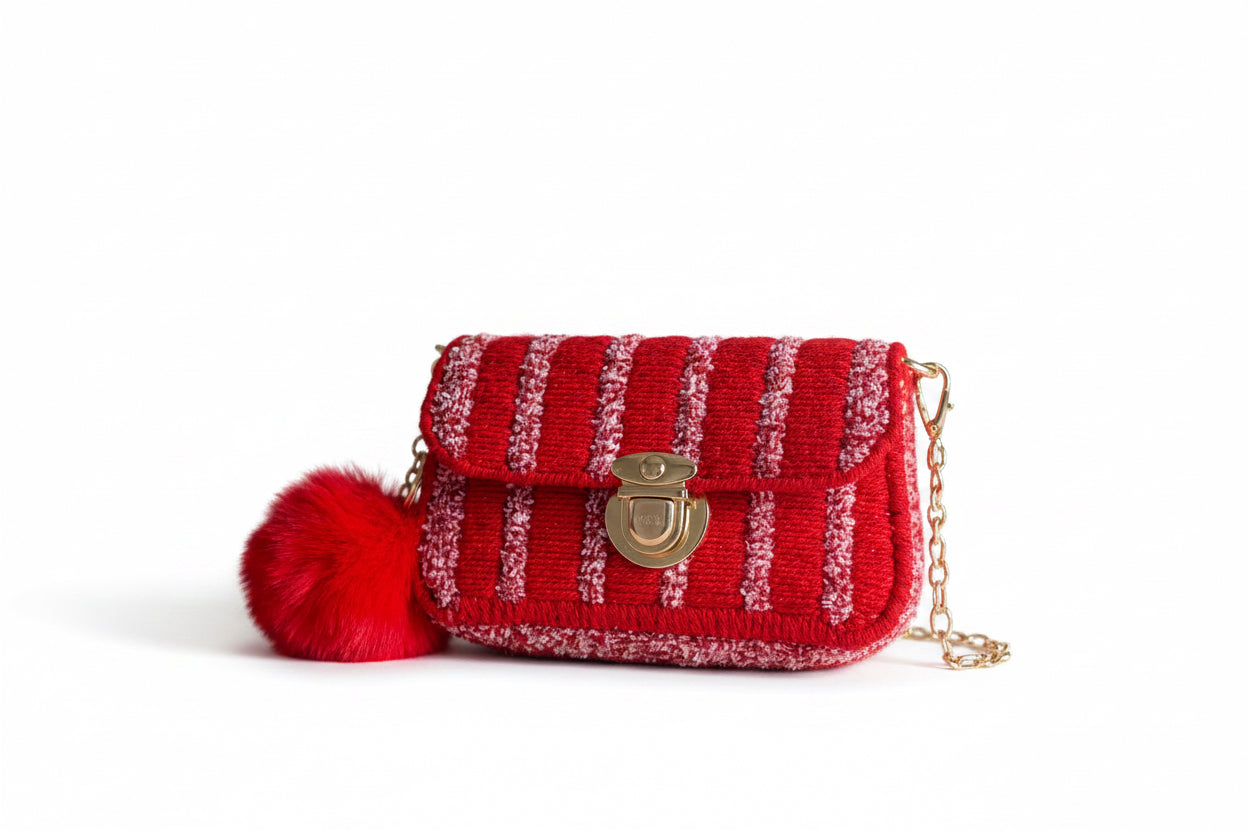 Ruby handmade crochet bag