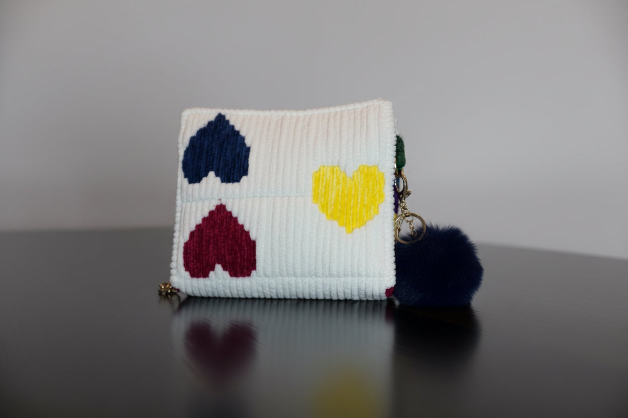 Rainbow dash handmade chenille crochet bag