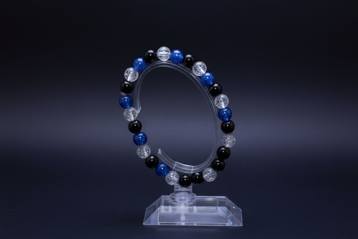 Blue stone handmade bracelet