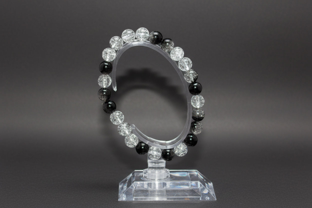 Grey handmade bracelet