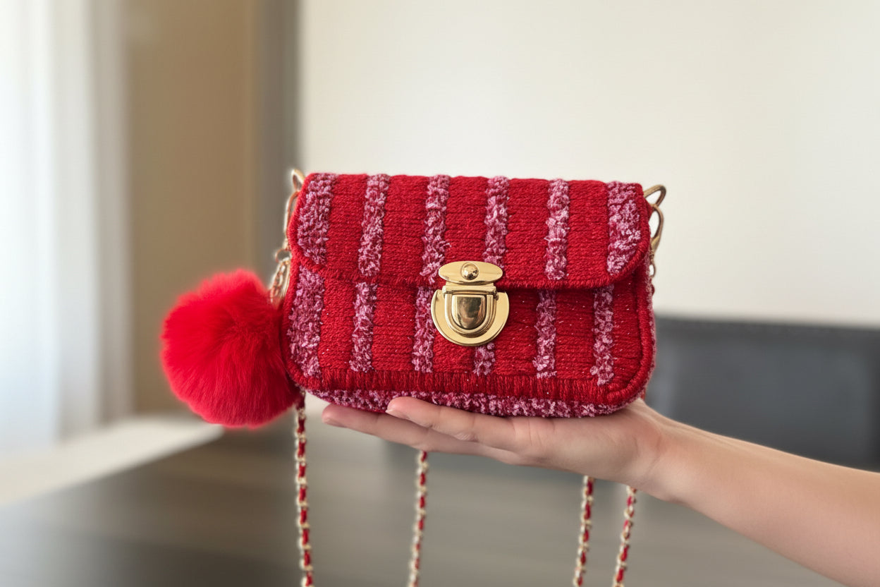 Ruby handmade crochet bag