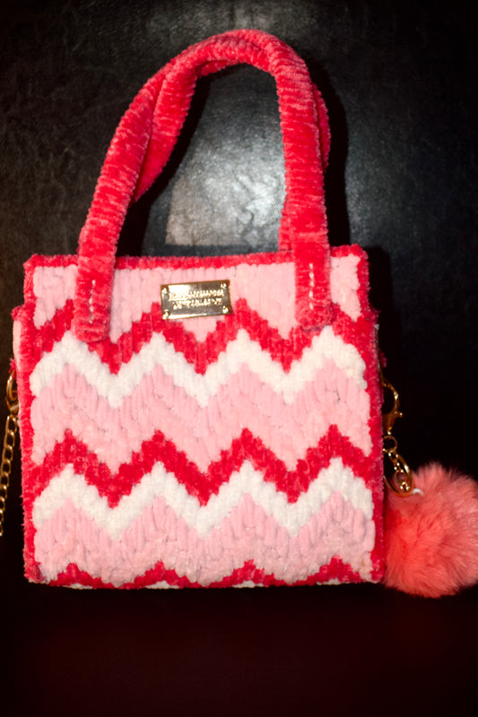 Pinkie pie handmade crochet bag