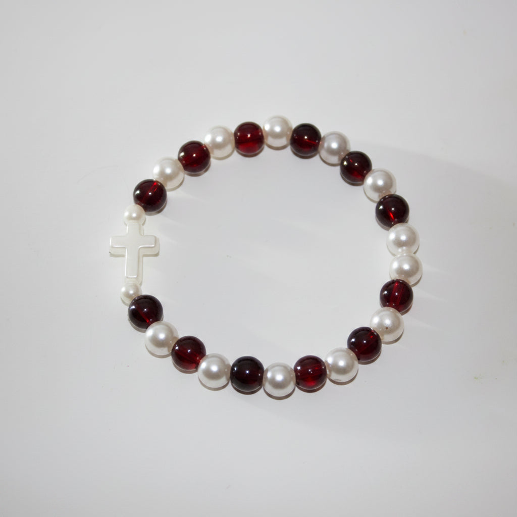 Milk & whine handmade bracelet