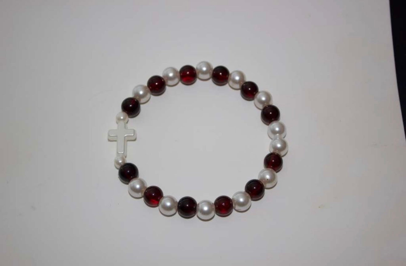 Milk & whine handmade bracelet