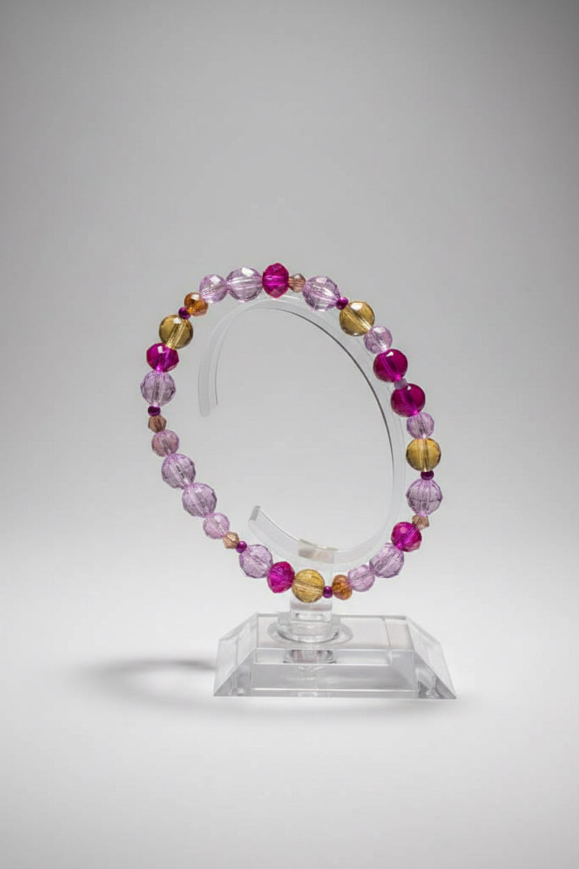 Lilac handmade bracelet