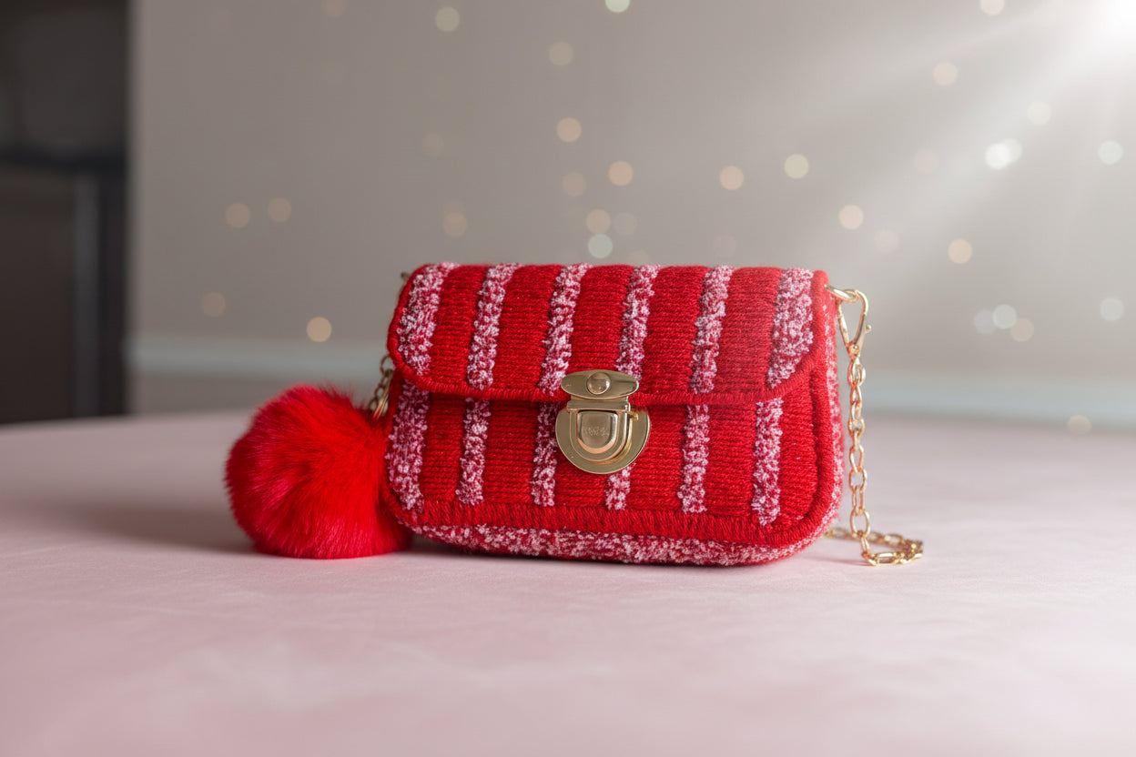 Ruby handmade crochet bag