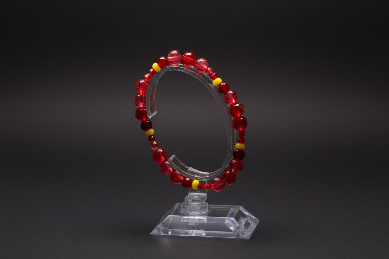 Cherry handmade bracelet