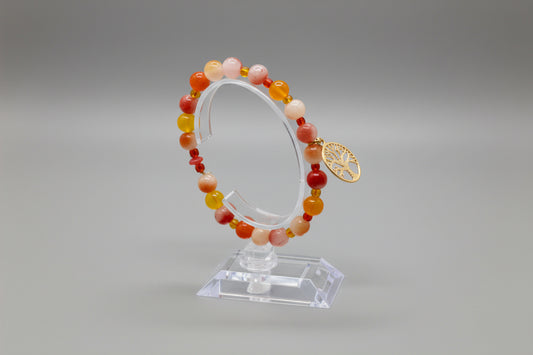 Orange handmade bracelet