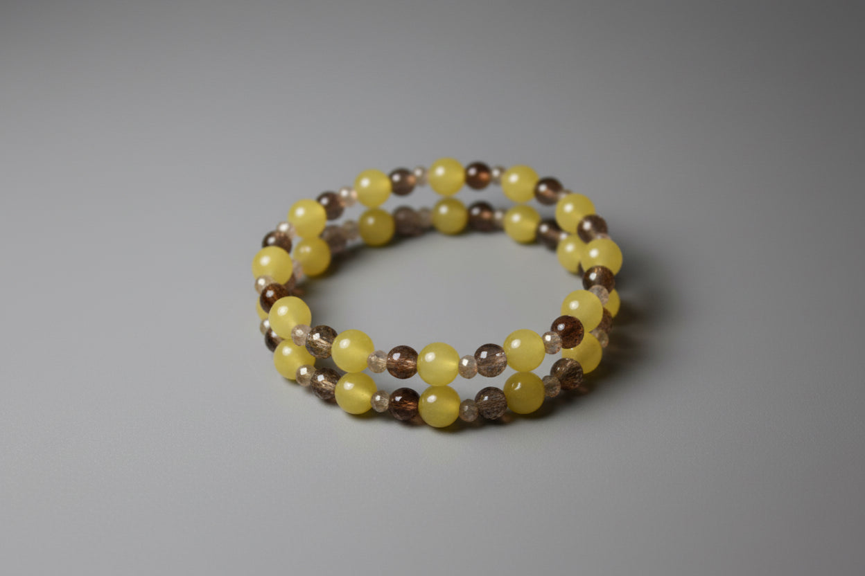 Golden cocoa handmade bracelet