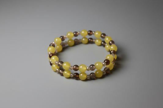 Golden cocoa handmade bracelet