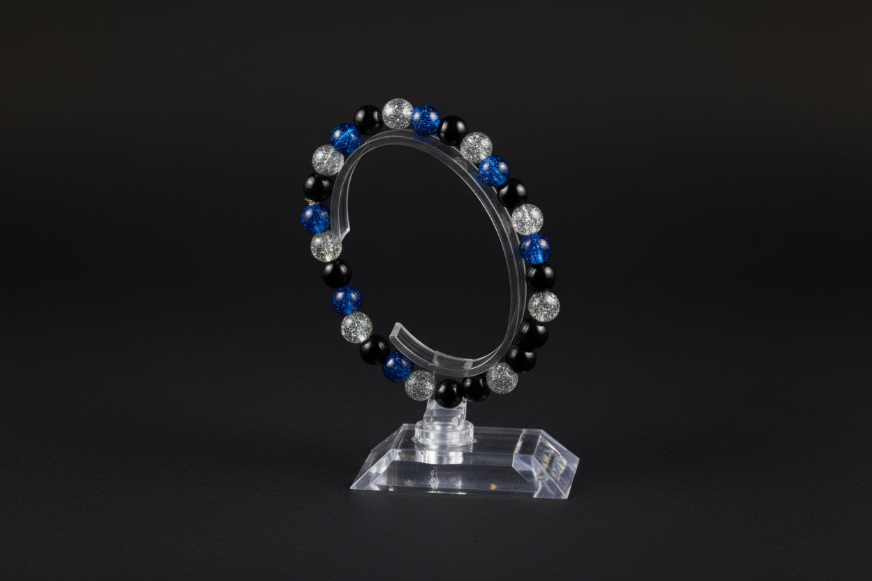 Blue stone handmade bracelet